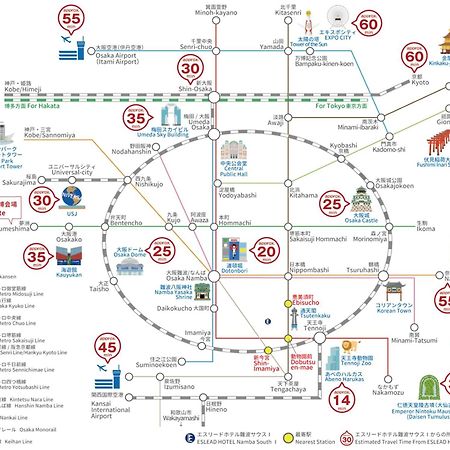 Eslead Hotel Namba South Ⅰ Osaka Ngoại thất bức ảnh